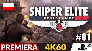 Sniper Elite Resistance PL  #1 - odc.1  Nowy, stary snajper - Misja 1 | Gameplay po polsku 4K