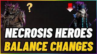 Hero Balance Part 5 - Necrosis Nerfs & Buffs In DragonHeir Silent Gods