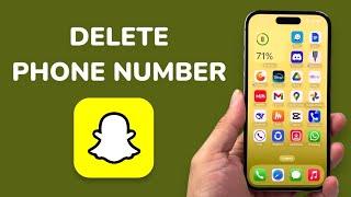 How To Delete Phone Number On Snapchat?