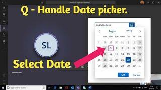 Real interview Question - How to handle date picker in selenium |  Selenium java