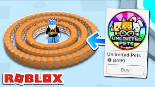 NOOB buys UNLIMITED PETS and gets MAX REBIRTHS in CLICKER MADNESS... (ROBLOX)