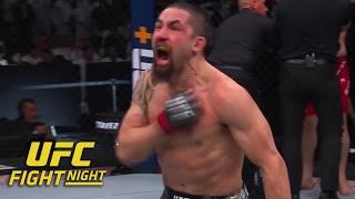 Robert Whittaker knocks out Ikram Aliskerov in the first round at #UFCSaudiArabia | ESPN MMA