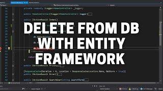 How to Delete Records in a Database with Entity Framework Core with the Attach Method