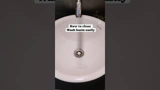 How to clean the wash basin? #shorts #trending #viral #home #hack