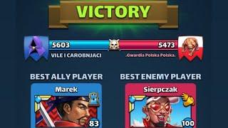 Empires & Puzzles Clover  War (Beta) v/s .Gwardia Polska Polska. 