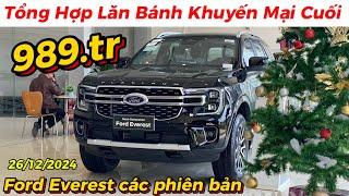 Tổng Hợp Giá Xe Ford Everest 2024 Các Phiên Bản Lăn Bánh Chi Tiết Mới Nhất | Giá Xe Việt