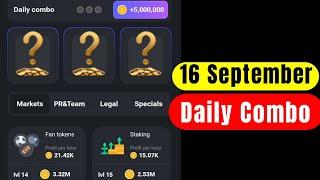 Hamster Kombat : 16 September Daily Combo Card | Hamster Kombat Daily Combo Today