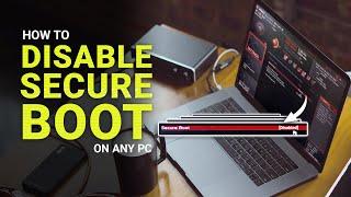 How To Disable or Turn off Secure Boot in Windows 10 | UEFI to Legacy + UEFI