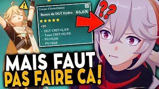 DGT HYDRO SUR KAZUHA ?! Pourquoi ?! Review de compte Genshin Impact