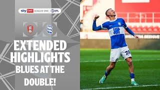 BLUES AT THE DOUBLE! | Rotherham United v Birmingham City extended highlights