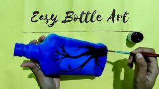 Easy Bottle Art For Beginners/Bottle art with beads