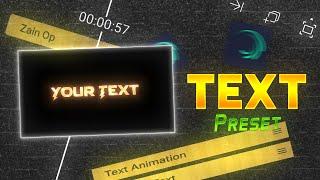 Top 05 Ae Inspired Text Presets Alight Motion | Text Animation Alight Motion | Text Effect Xml