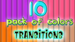 #2# #Discount, Transition pack of 10 gorgeous colors