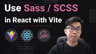 How to use Sass in React with Vite