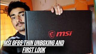 MSI GF65 Thin Unboxing & First Look | RTX 2060 Beast