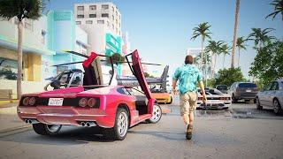 Tommy Vercetti in Miami Vice Cry with 4K Graphics (Beautiful Edition)