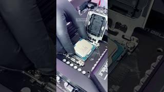 ASMR CPU installation l intel i9 14900ks Processor #shorts