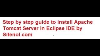 Install Apache Tomcat Server in Eclipse