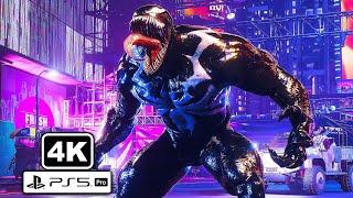 Marvel's Spider-Man 2 PS5 Pro - Venom Gameplay + Transformation Scene (4K 60FPS Ray Tracing)