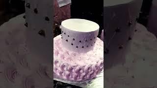 Rose cake #double step #short video