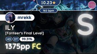 osu! Hypo.. | [10.2] mrekk FC'ed ILY [Fanteer's Final Level] +HDDT