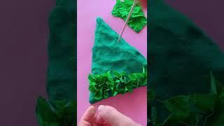 DIY Christmas tree Easy Craft for Kids