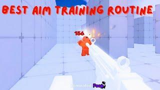 BEST Aim Training Routine In Roblox Rivals