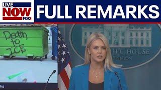 White House briefing amid anti-ICE protests