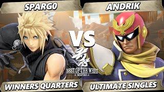 Best of the West II - Sparg0 (Cloud) Vs. Andrik (Captain Falcon) Smash Ultimate - SSBU