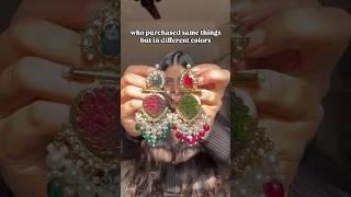 What do you THINK? …#earring #viralvideo #trending #unfoldself #festivejewellery