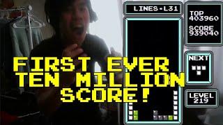 FIRST EVER 10 MILLION SCORE IN NES TETRIS!