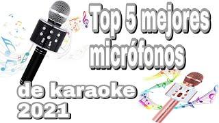 Top 5 mejores micrófonos de karaoke 2021