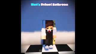 Girls Vs Boys Bathroom #shorts #minecraft #edit #trolledit #trolllife #shrotsfeed #girl