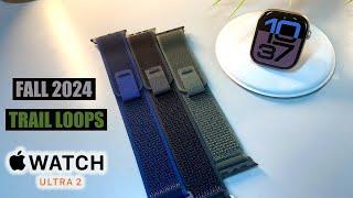 NEW 2024 Trail Loops for Apple Watch ULTRA 2 , SeriesX (ALL COLORS, Silver & Black) Review& Hands-On