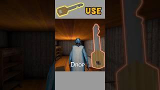 how to use a weapon key in granny 1 | use weapon key | #shorts #granny