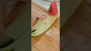 Watermelon Peel Carving Art