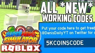 ALL *NEW* SUPERHERO SIMULATOR WORKING CODES!! (ROBLOX)