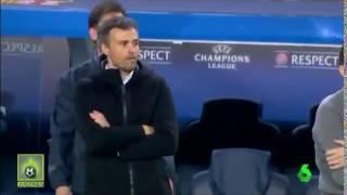 Lo que Luis Enrique decía justo antes del gol de Sergi Roberto ante PSG