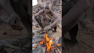 What a delicious breakfast today From Bushmen tribe,So delicious #africa #villagelife #food