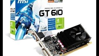 MSI Geforce GT 610 2GB graphics card