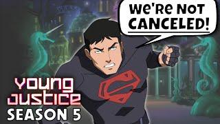 WE ARE NOT CANCELED!   Nolan North Young Justice Season 5 Update