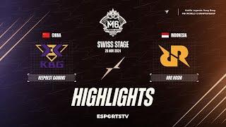 KeepBest Gaming vs RRQ Hoshi HIGHLIGHTS M6 World Championship | RRQ vs KBG ESPORTSTV