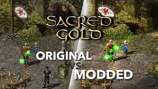 Sacred Gold graphic mod. HD GAMEPLAY COMPARISON