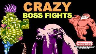 The Craziest Most Bizarre NES Boss Fights (Nintendo Entertainment System)