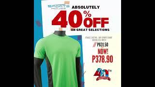 Sportshouse - 40th Anniversary Sale Apparels