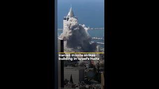 Iranian Missile Strikes Building In Israel S Haifa AJ Shorts