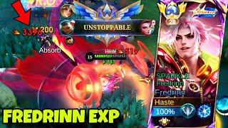 Fredrinn Exp is Unstoppable | Fredrinn Exp Lane Build and Emblem | Fredrinn Exp Lane Gameplay