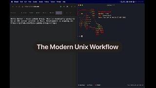 Modern Unix Workflow with NeovIm, Fish, Tmux, and Firefox