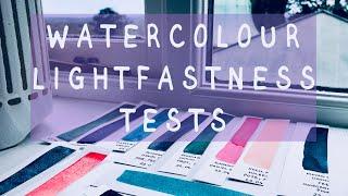 Watercolour Lightfastness Tests 2 | How are they doing several weeks later? | 5 new paints added