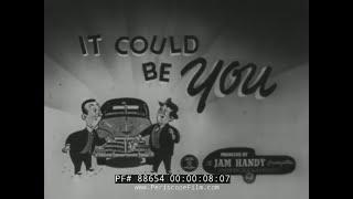 1949 CHEVROLET DEALER FILM “IT COULD BE YOU” POST-WAR AUTO SHORTAGE   GENERAL MOTORS  88654